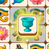 Peça com uma taça turquesa em Tile Pyramid: Match Quest